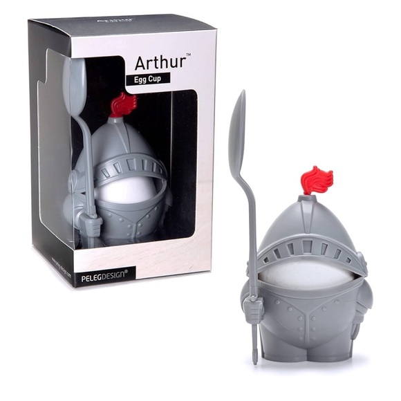 NWT Set of 2 Arthur Egg Cups - Gray - Picture 1 of 9